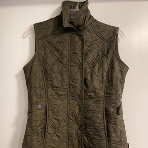 Barbour Women's Quilted Vest in Olive